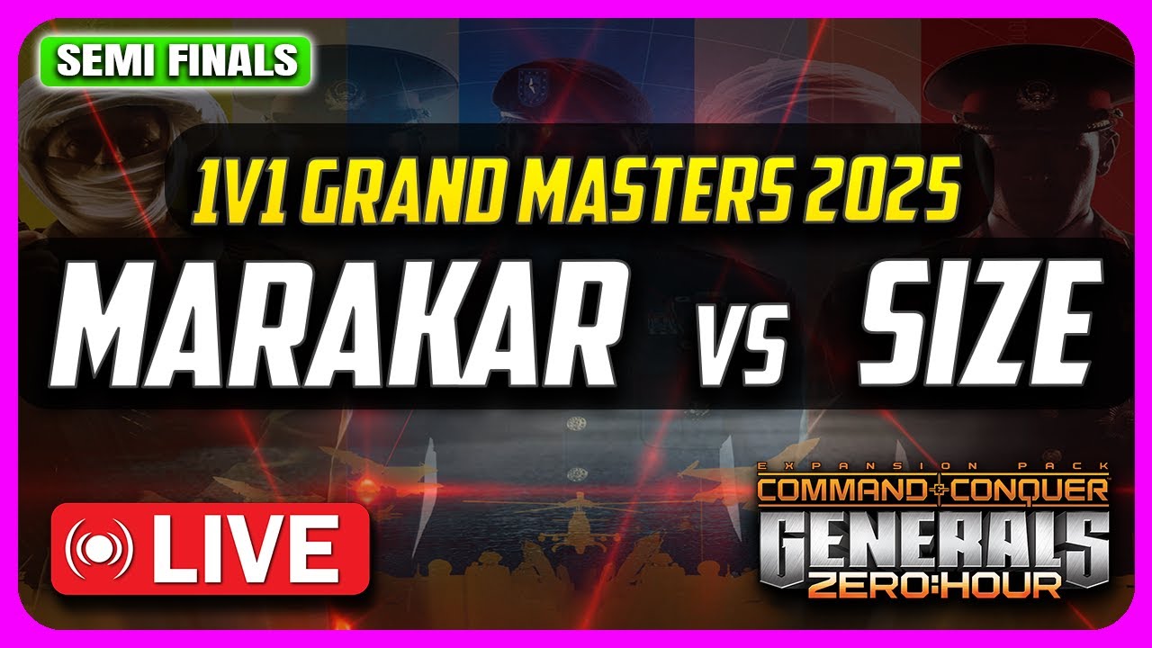 🔴LIVE | $1,000 Grand Masters 2025 | Marakar vs BiG SiZe | Semi Finals