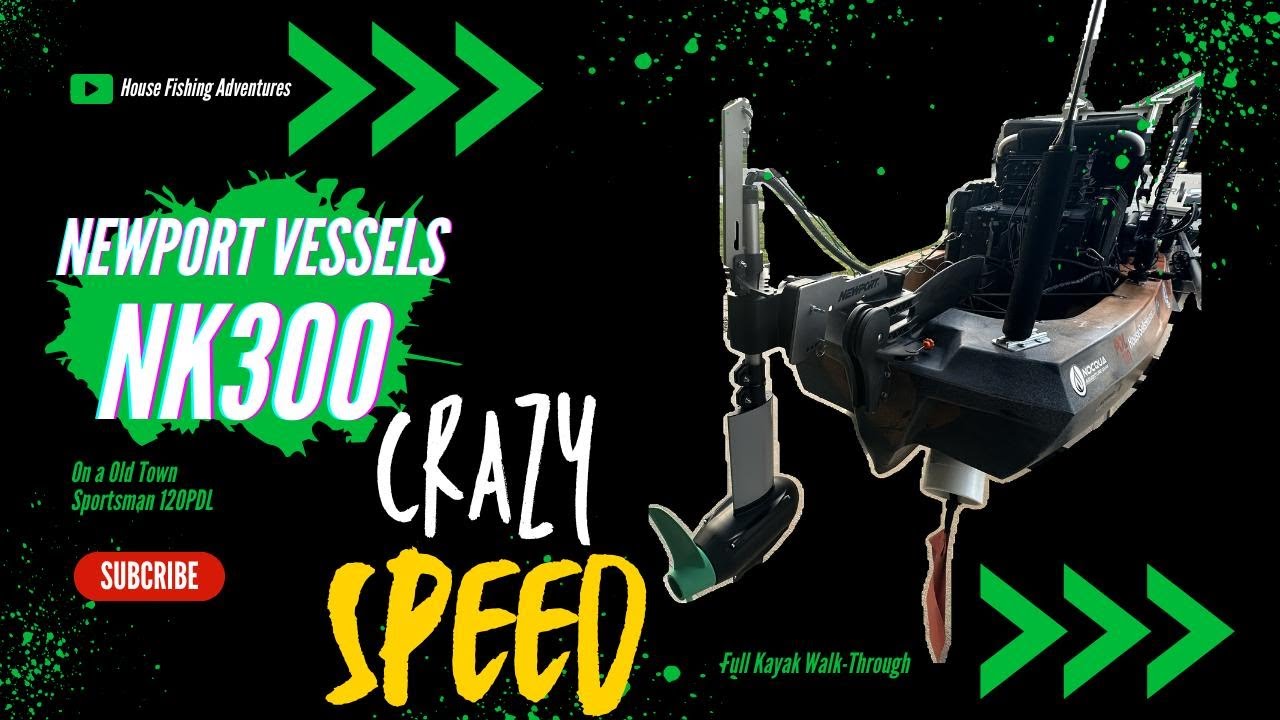 Newport Vessels NK300 - Crazy Speed - on an Old Sportsman 120PDL | Quick run-through of my setup!