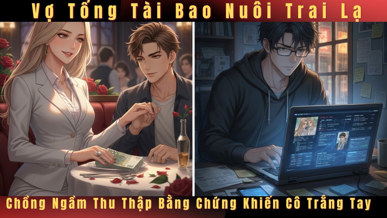 Vợ Tổng Tài Bao Nuôi Trai Lạ, Chồng Ngầm Thu Thập Bằng Chứng Khiến Cô Trắng Tay