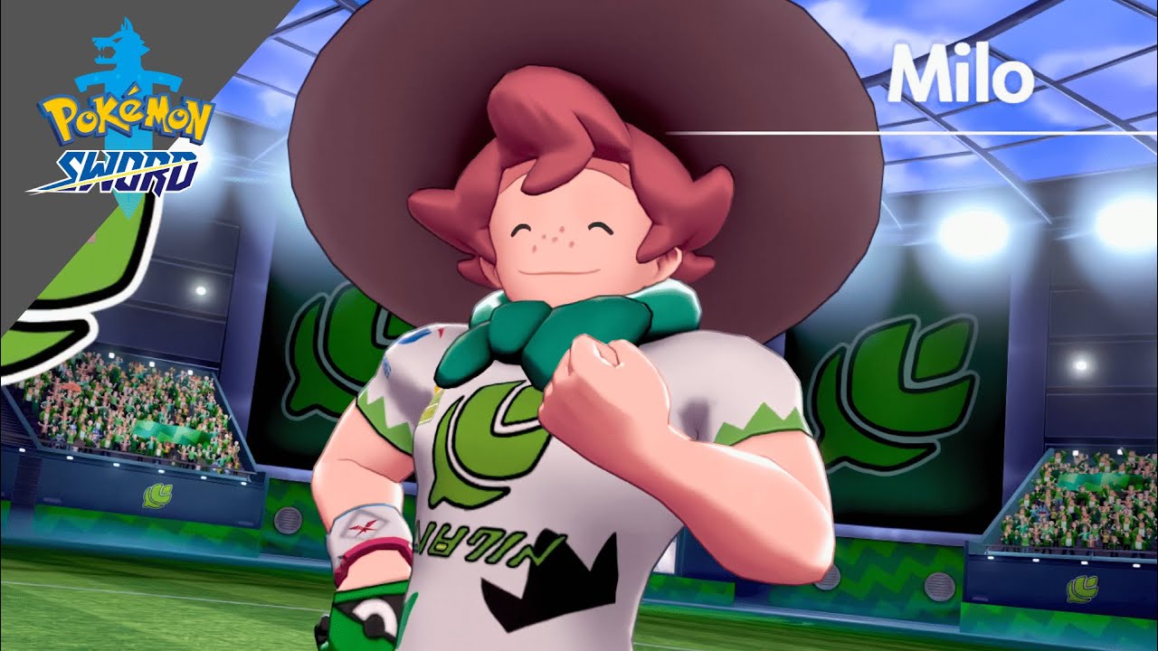 POKEMON SWORD #4 Milo o Líder de Grama!