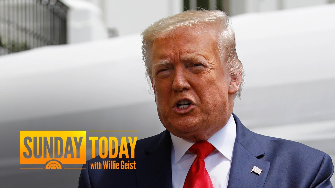 President Trump Blames Violent Protests On &lsquo;Radical Left Bad People&rsquo; | Sunday TODAY