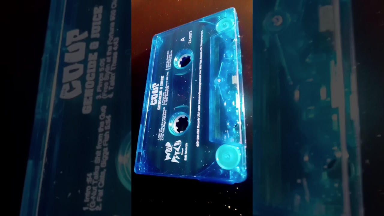The Coup - Fat Cats & Bigga Fish (Genocide & Juice) 1994 Rap Blue Cassette Tape Classic  Album