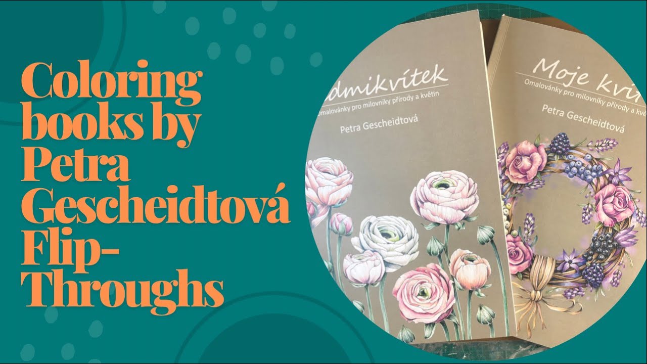 Coloring books by Petra Gescheidtová Flip-throughs
