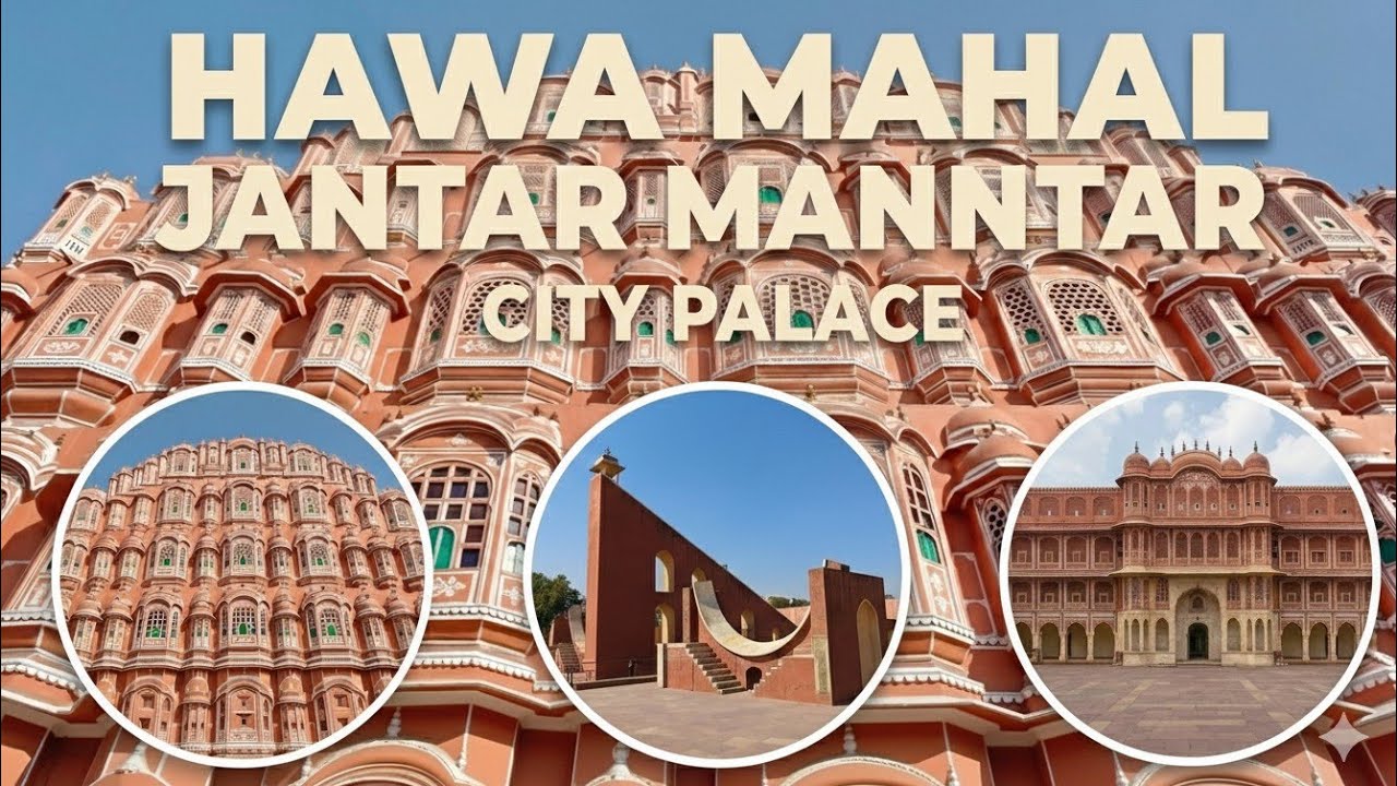 Hawa Mahal, City Palace & Jantar Mantar Jaipur 🏰 | Complete City Tour & History | Jaipur Vlog 4