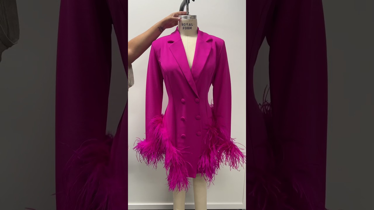 Custom Revamp Blazer Dress for our client💖 #revamp #glam #styleideas  #designers #nickiminaj