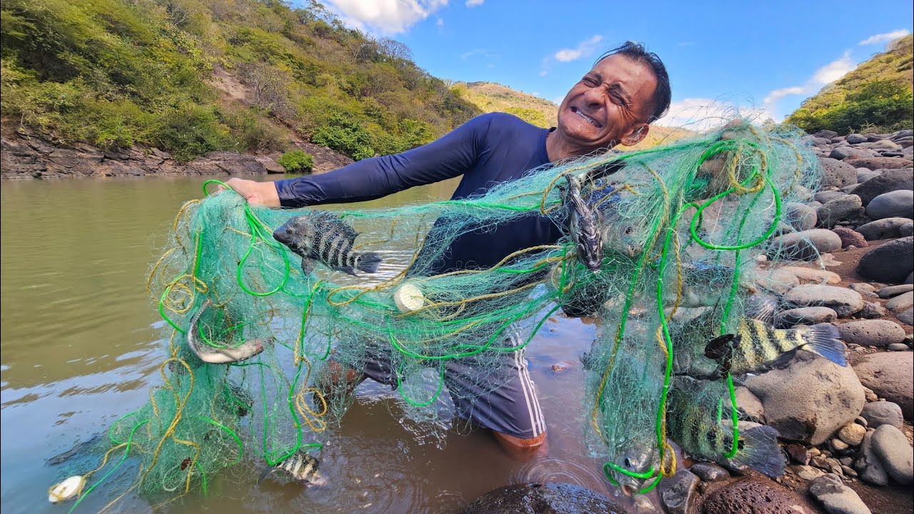 Que Gran Pesca Salio lleno de Mojarras el Trasmayo 