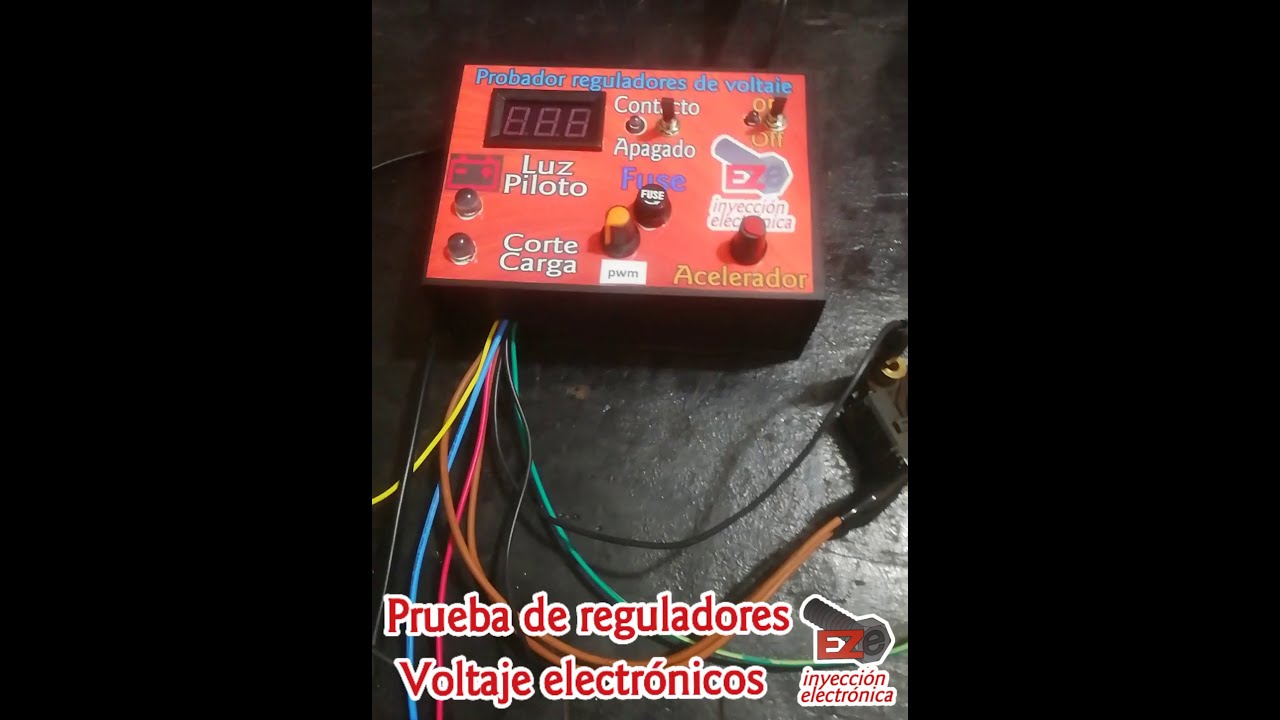 Probador de reguladores de voltaje electrónicos y inteligentes eze inyección electrónica