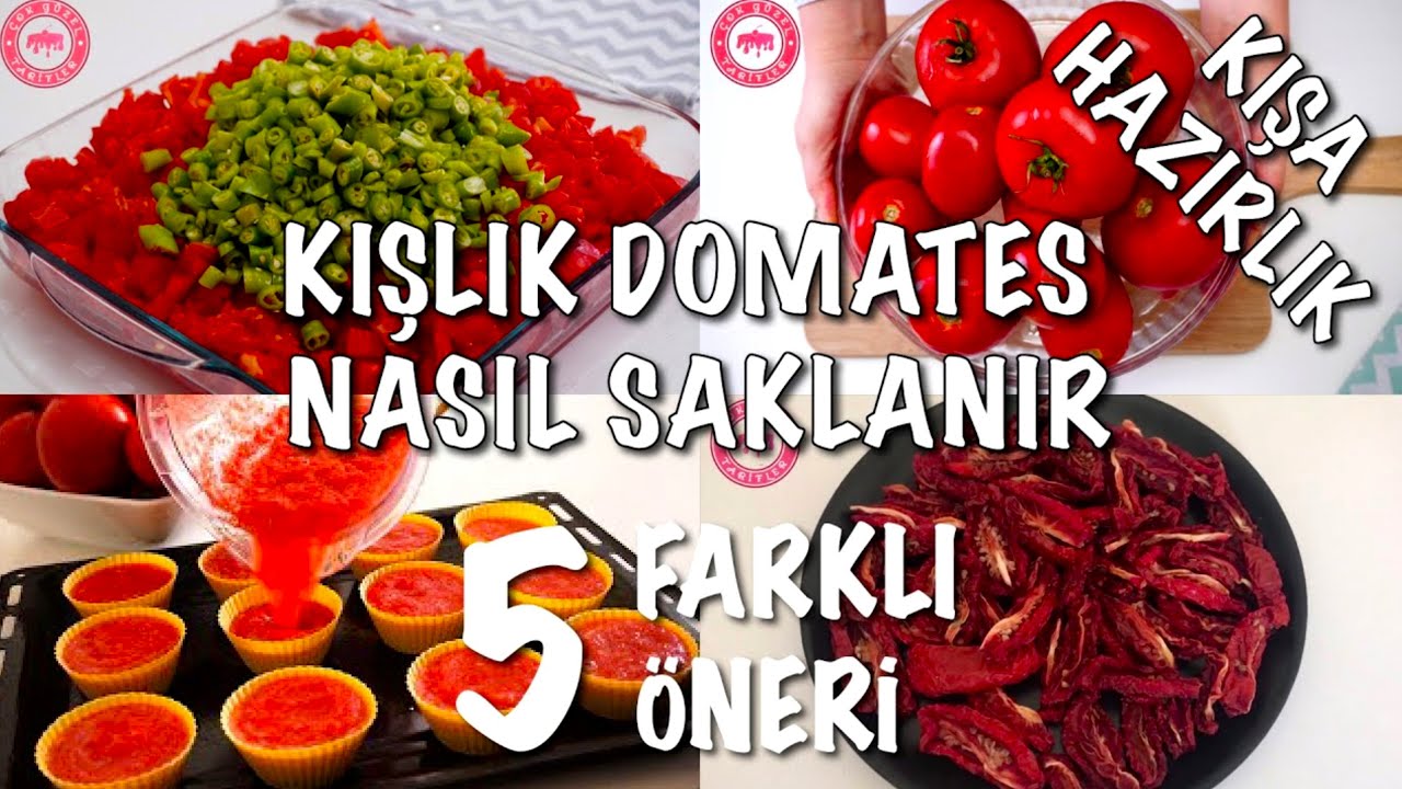 Kış Hazırlıkları Nasıl Yapılır 🔝 ANNELERİMİZİN HER SENE ÇEŞİT ÇEŞİT YAPTIĞI KIŞLIK DOMATES TARİFİ