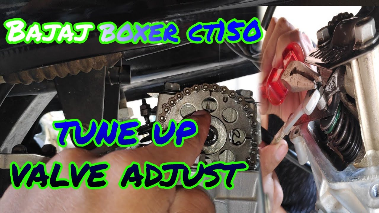 tune up valve adjust  - bajaj boxer ct150