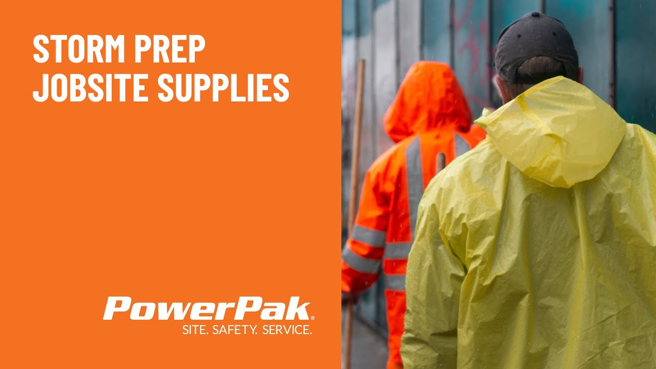 Storm Prep for Jobsite Supplies