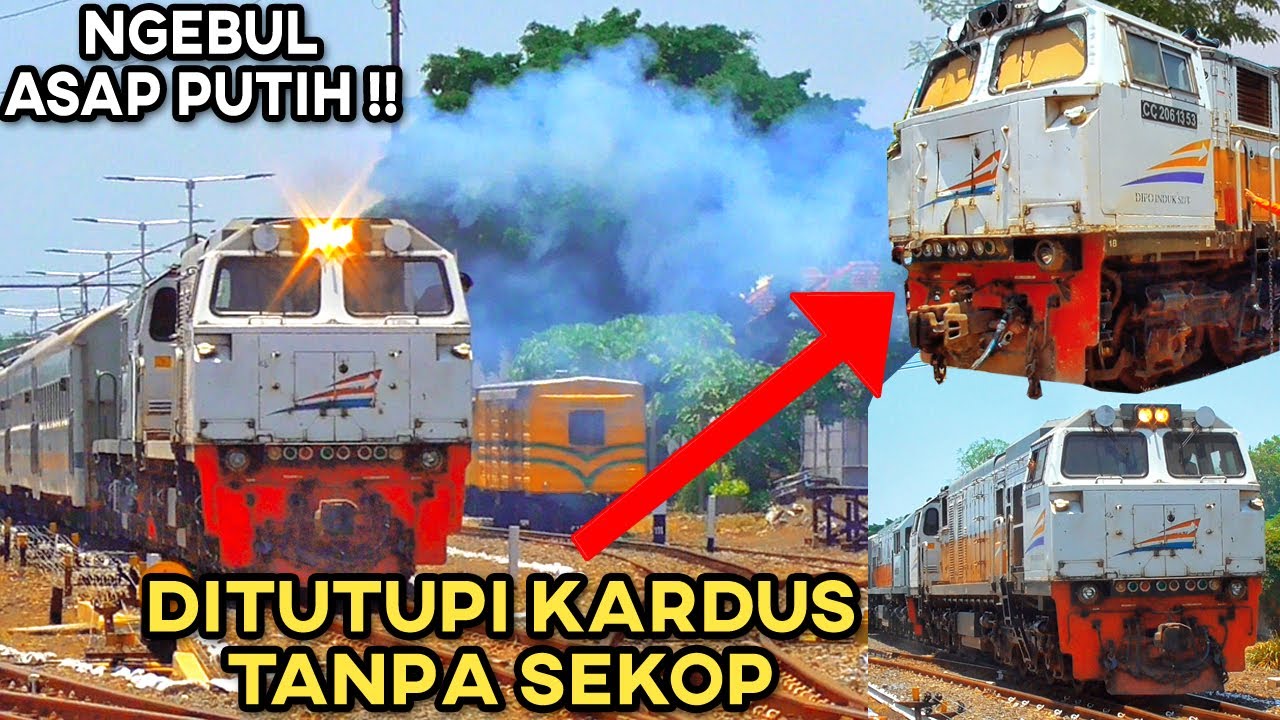 LOKO STRONG !! KONDISI BEGINI HABIS NABRAK MALAH DINAS MEMIMPIN KA SRITANJUNG DOUBLE TRAKSI