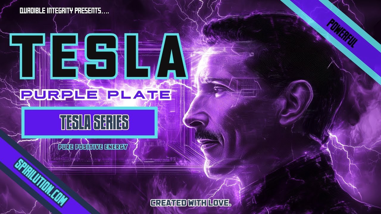★Purpurowy talerz Tesli★ Uniwersalne pozytywne wibracje energii (Energetyczny reset)