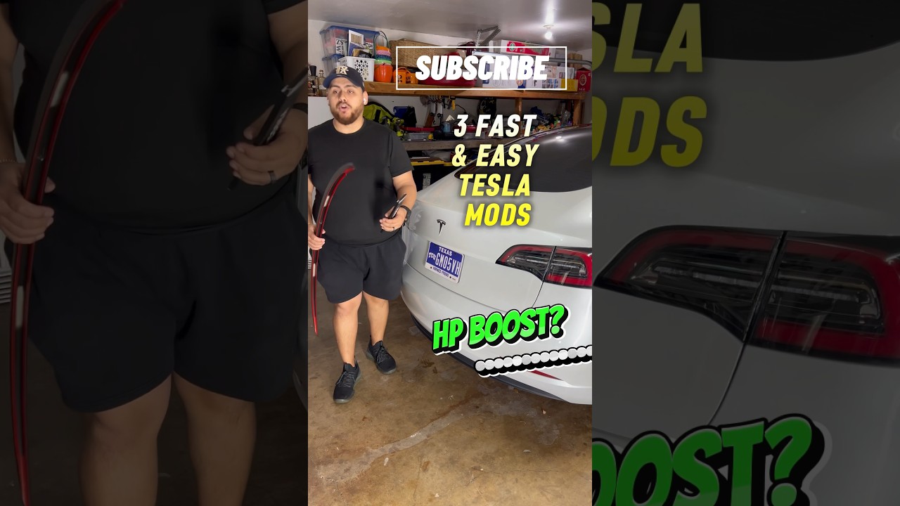 3 Easy & Cheap Tesla Model 3 Mods How to Video ⬆️ ⬆️⬆️ All Tesla Accessories Linked In Bio!!!!