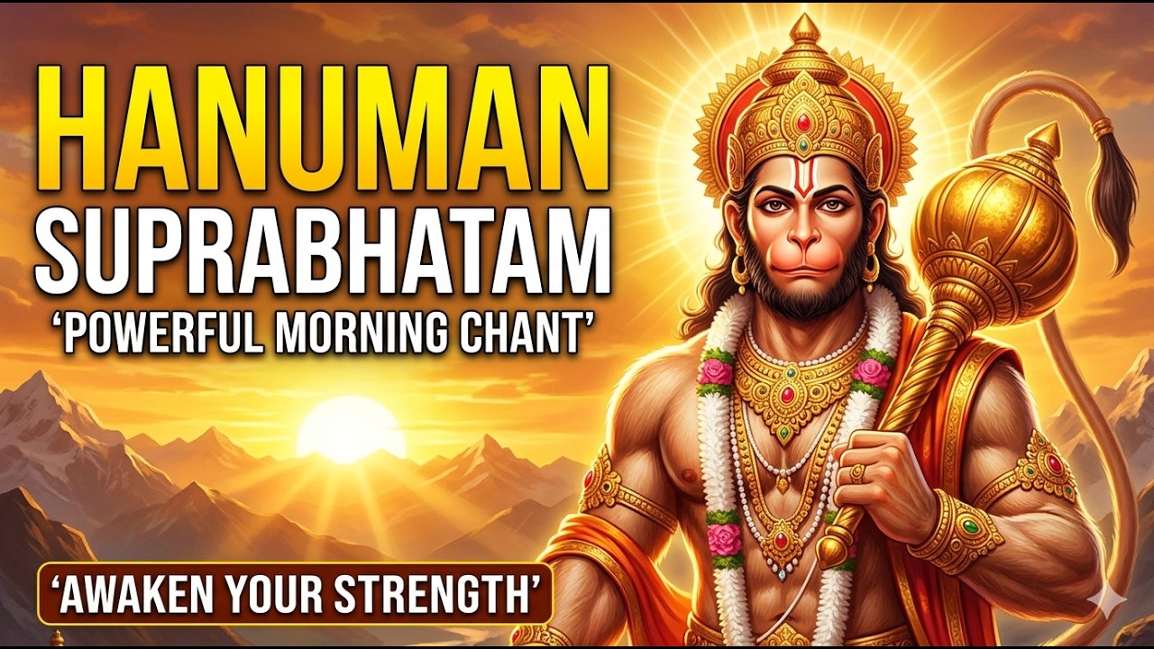 Activate Your Inner Strength 6 Minutes of Hanuman Suprabhatam 432Hz Healing