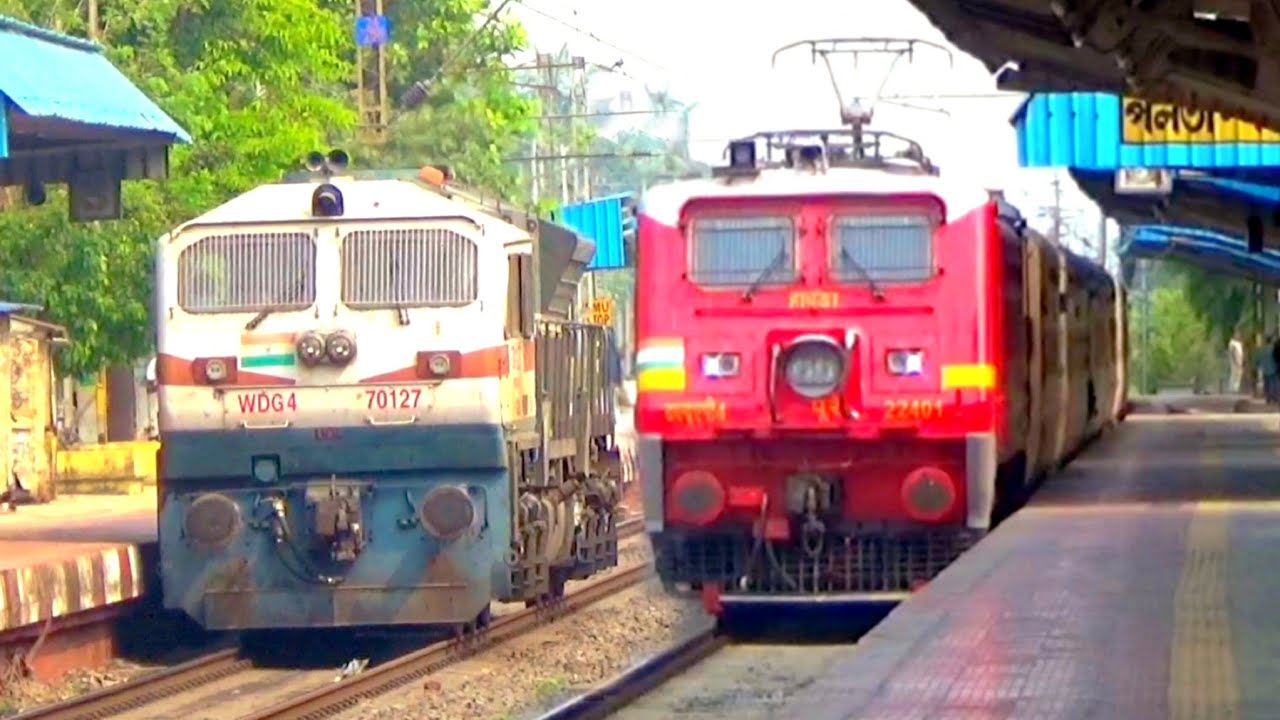 🔥 Indian Railways Sealdah Main Line Latest Train Video at 100 KMPH | High Speed Express Train Video