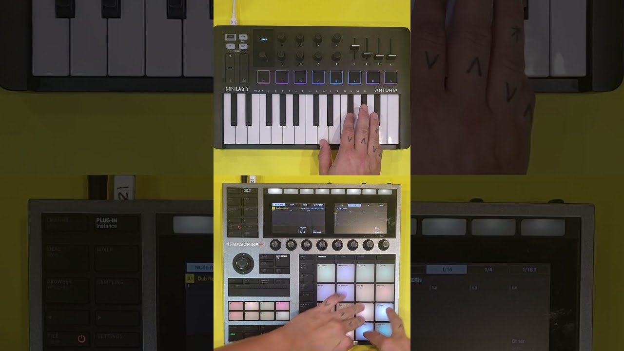 quick Dub jam on the Maschine and Minilab mk3 classic "Clash Dub"