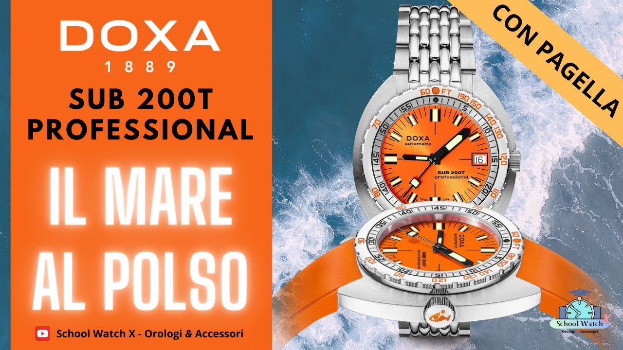 Doxa Sub 200T il vero Diver dal1967 in multicolor