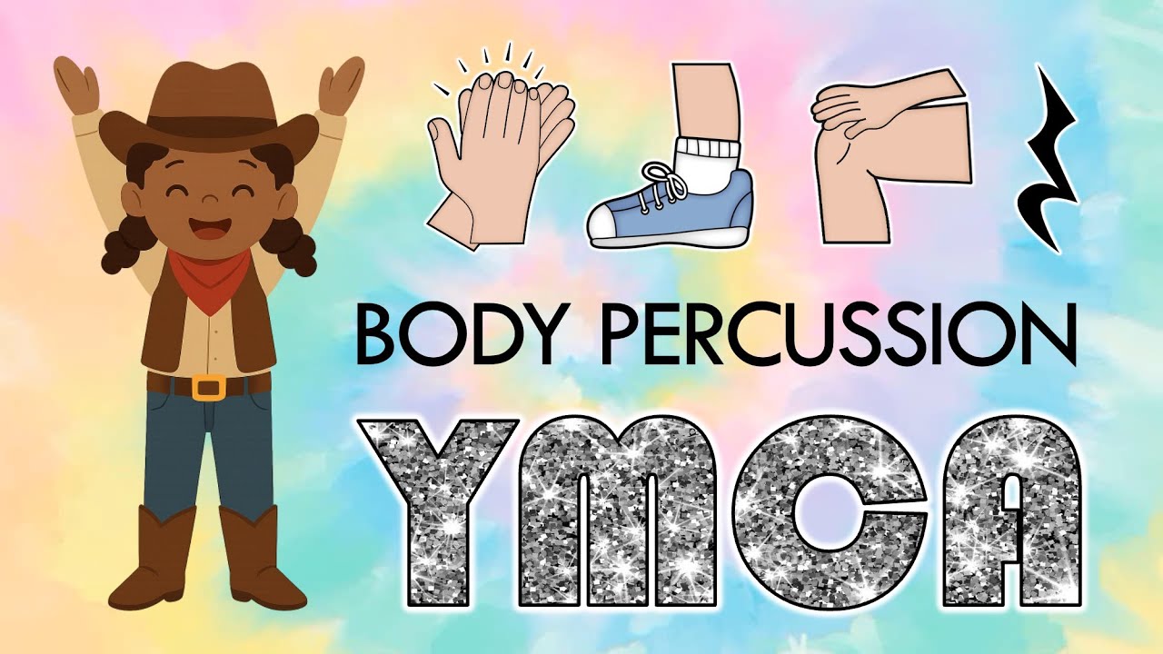 YMCA - Easy Body Percussion Play-Along for Kids 🎵