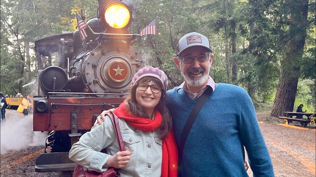 EXCITING TRAIN RIDE THROUGH REDWOODS IN NORTHERN CALIFORNIA! SO MUCH FUN FOR ADULTS AND KIDS!!