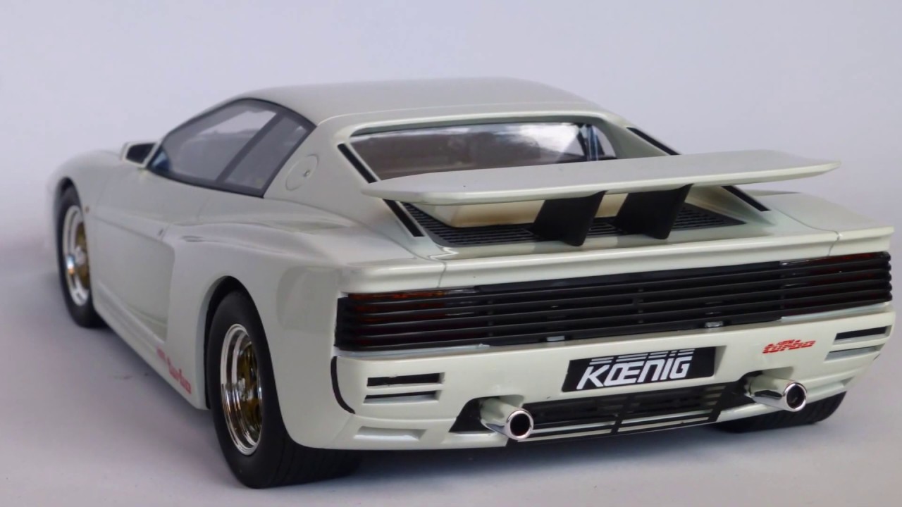 Model Car KOENIG TESTAROSSA TWIN TURBO 1/18 Scale by GT Spirit