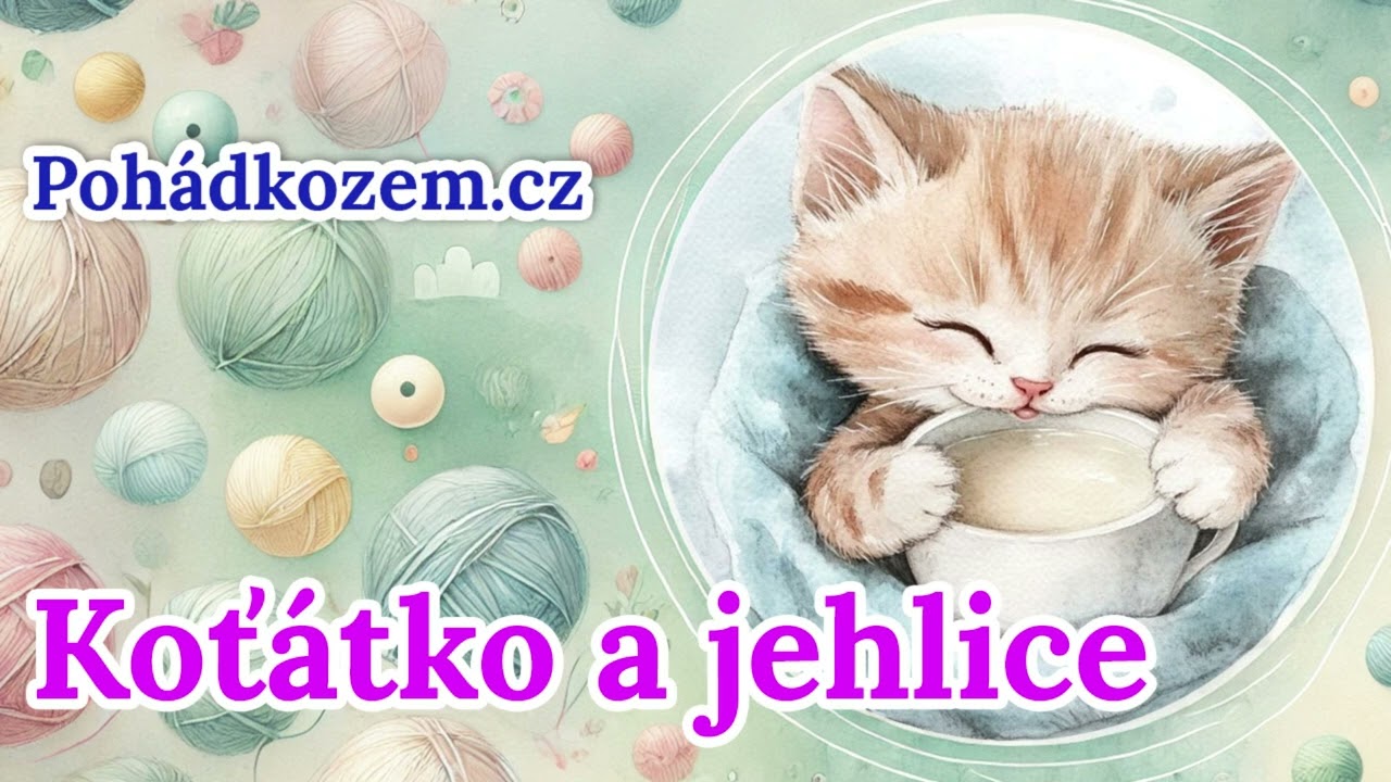 Koťátko a jehlice – Krátká pohádka na dobrou noc z Pohádkozemě