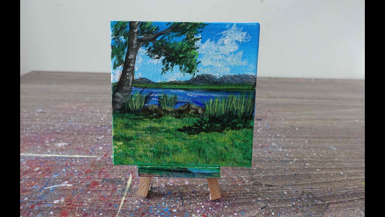 Easy Acrylic Painting / Acrylic painting for Beginners