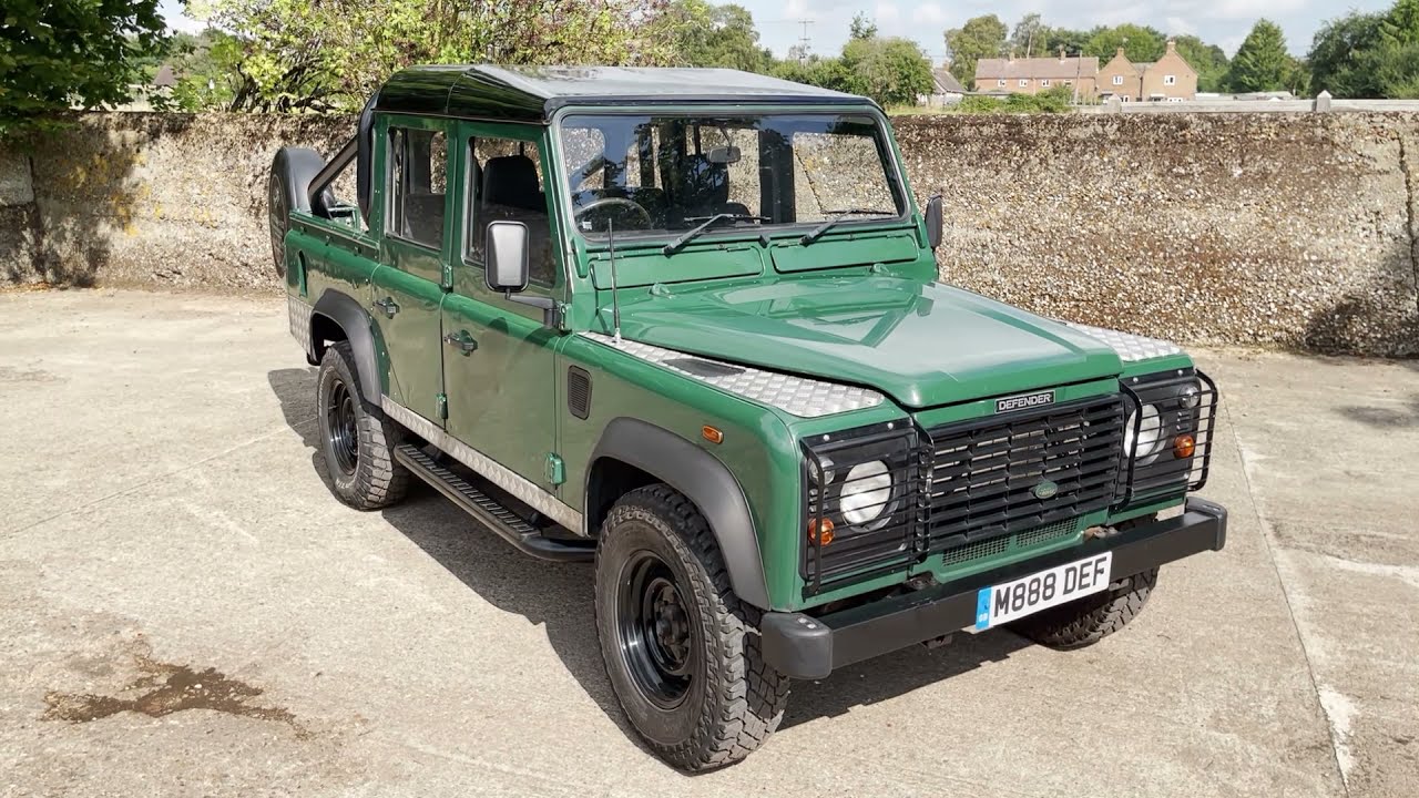 2004 land rover defender 110 TD5 doublecab for sale walkaround + engine running