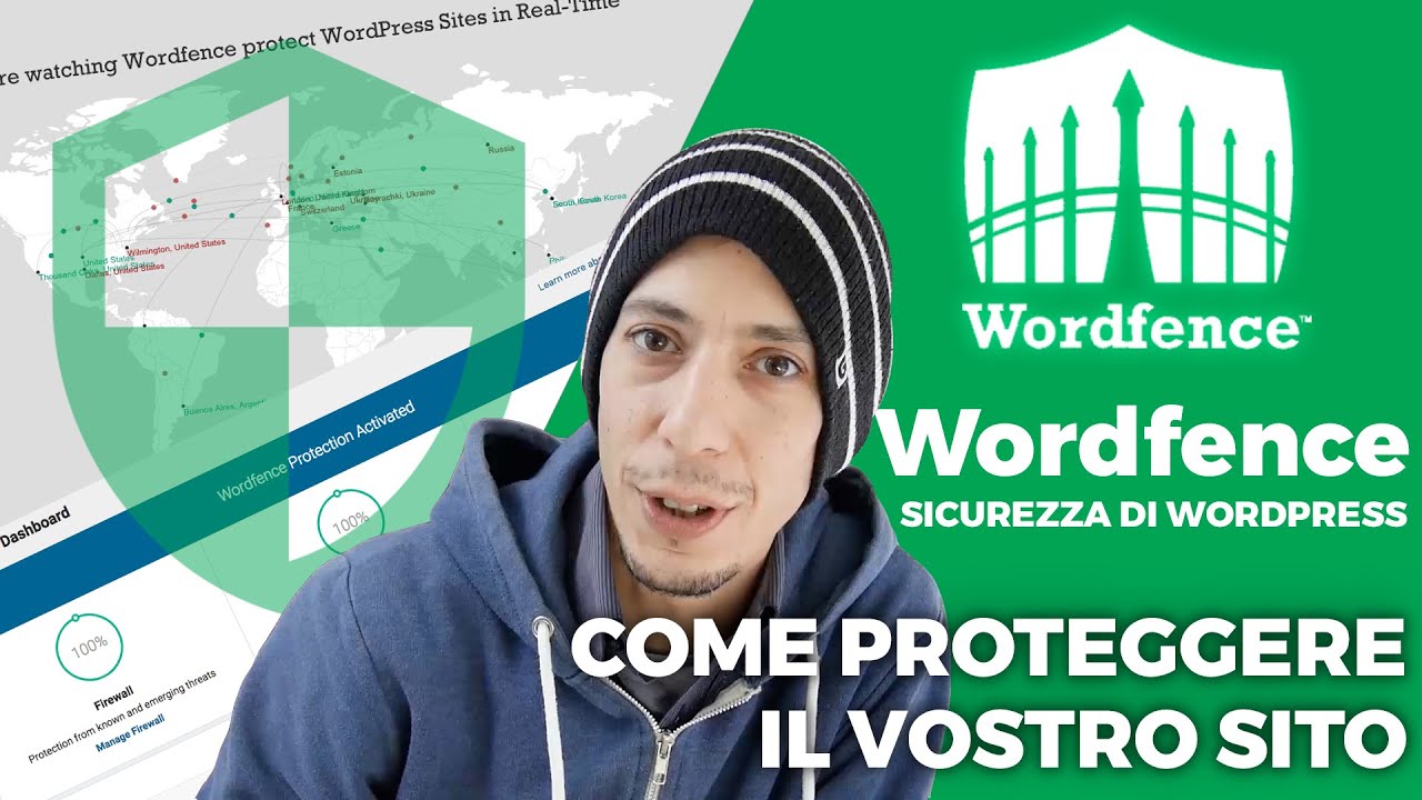 🚨 ⚠️ Sicurezza di un sito - Come proteggere Wordpress - Wordfence Tutorial 2019