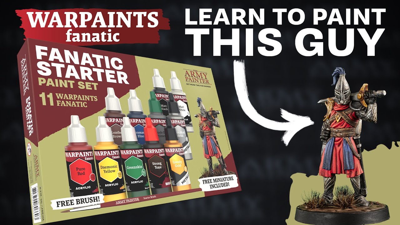 Learn How to Paint the Knight from the Warpaints Fanatic Starter Set
