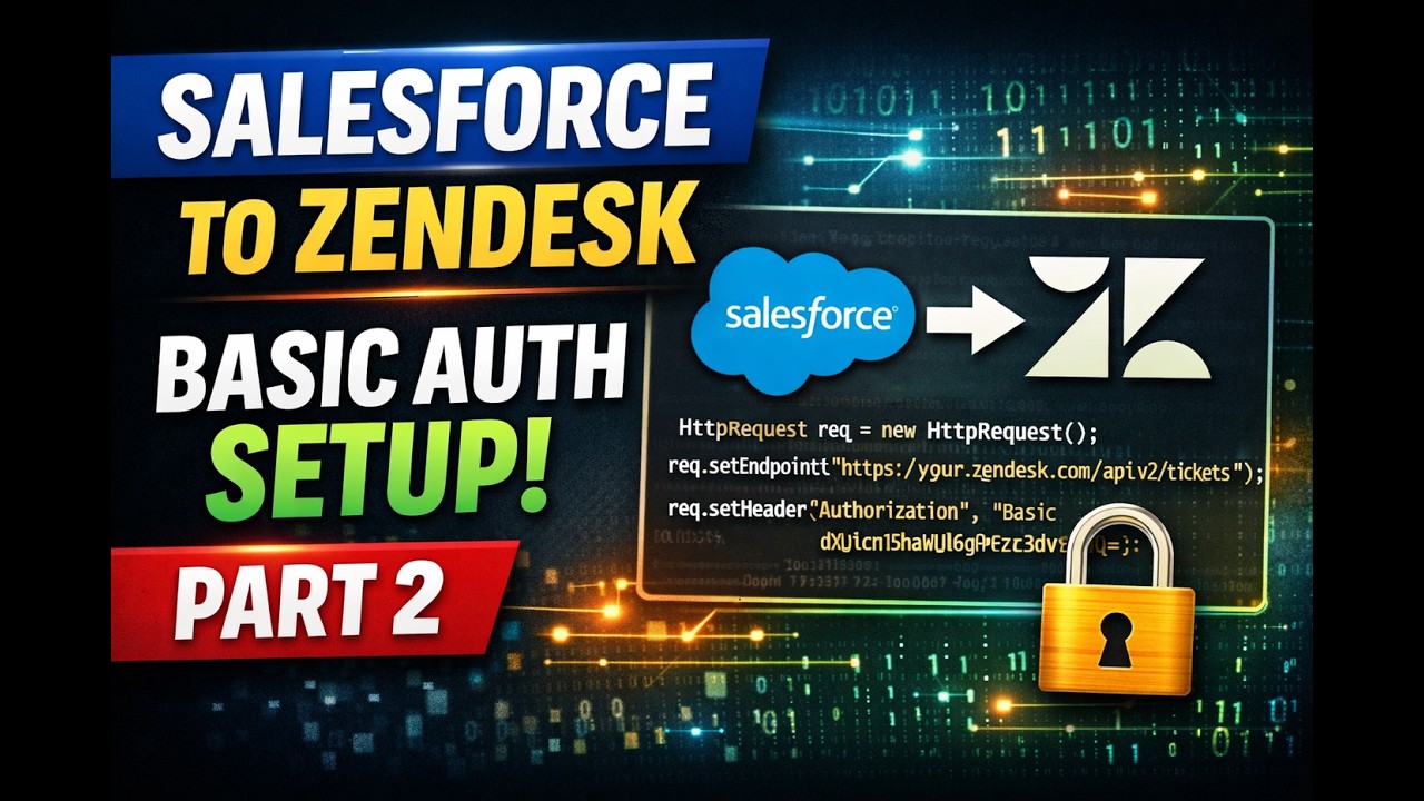 #Salesforce Integration with Zendesk (Part 2) | Basic Authentication Step-by-Step #pantherschools