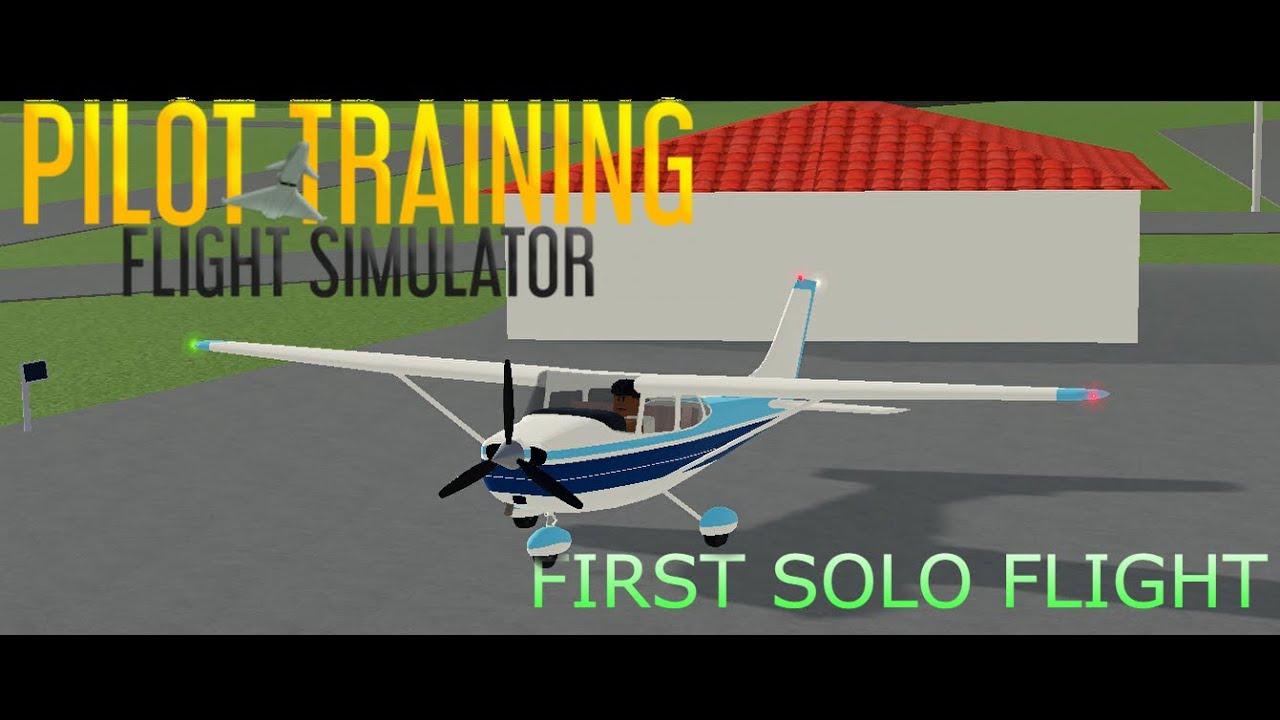 First solo flight after flight school on ptfs