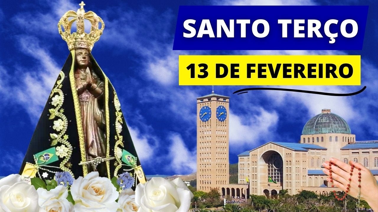 SANTO TERÇO DE HOJE - 13 D FEVEREIRO DE 2026 | MISTÉRIOS DOLOROSOS | SEXTA-FEIRA