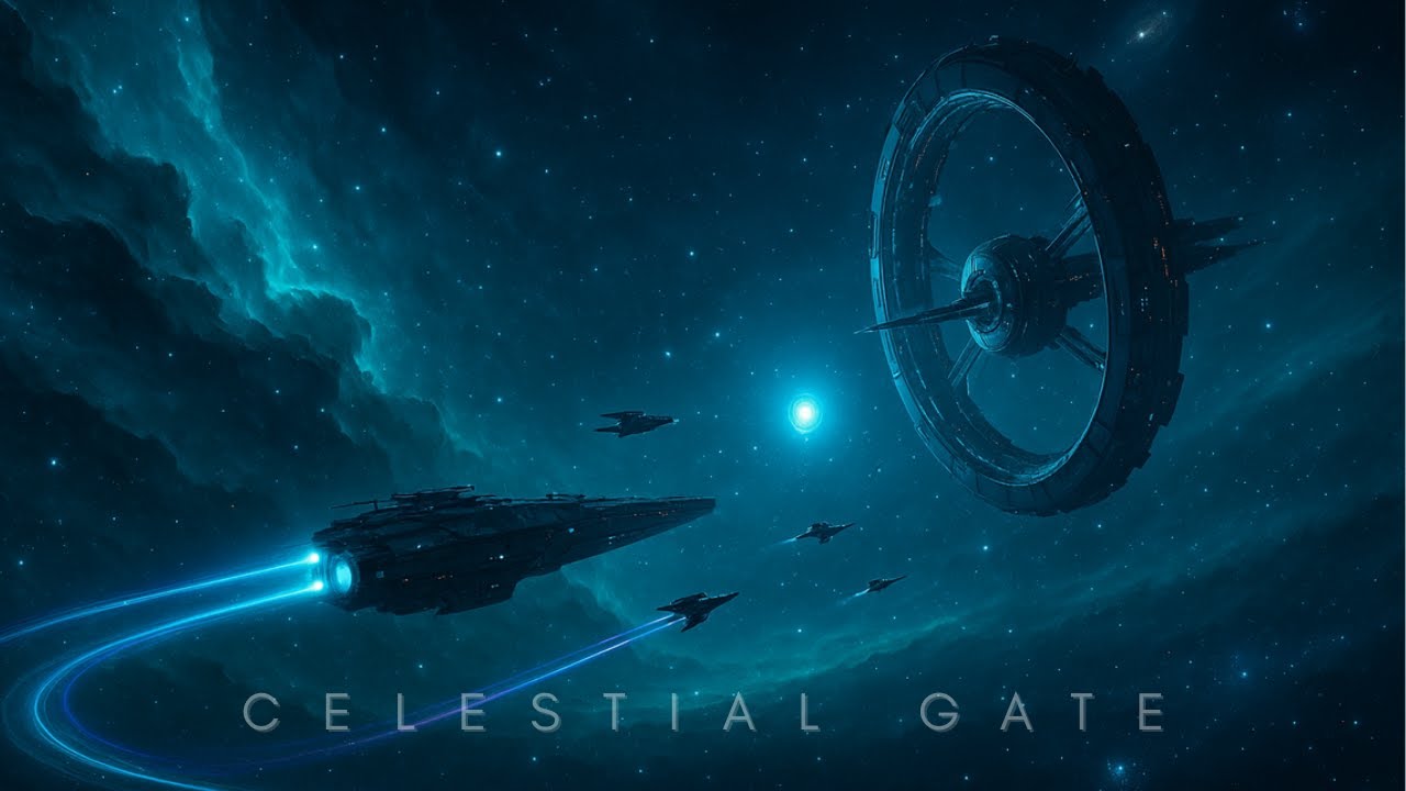 Celestial Gate | Deep Space Ambient Sci‑Fi Music | Cosmic Drift Soundscapes