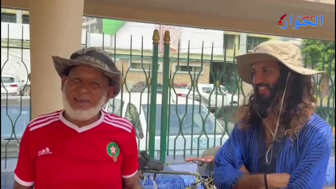 محمد 72 سنة يصل الكوت ديفوار على دراجته الهوائية انطلاقا من المغرب وهده هي رسالته.