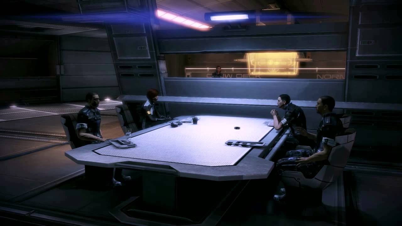 [Mass Effect 3 Dialogue] Dr. Michel & Engineer Adams. (turian chocolate)