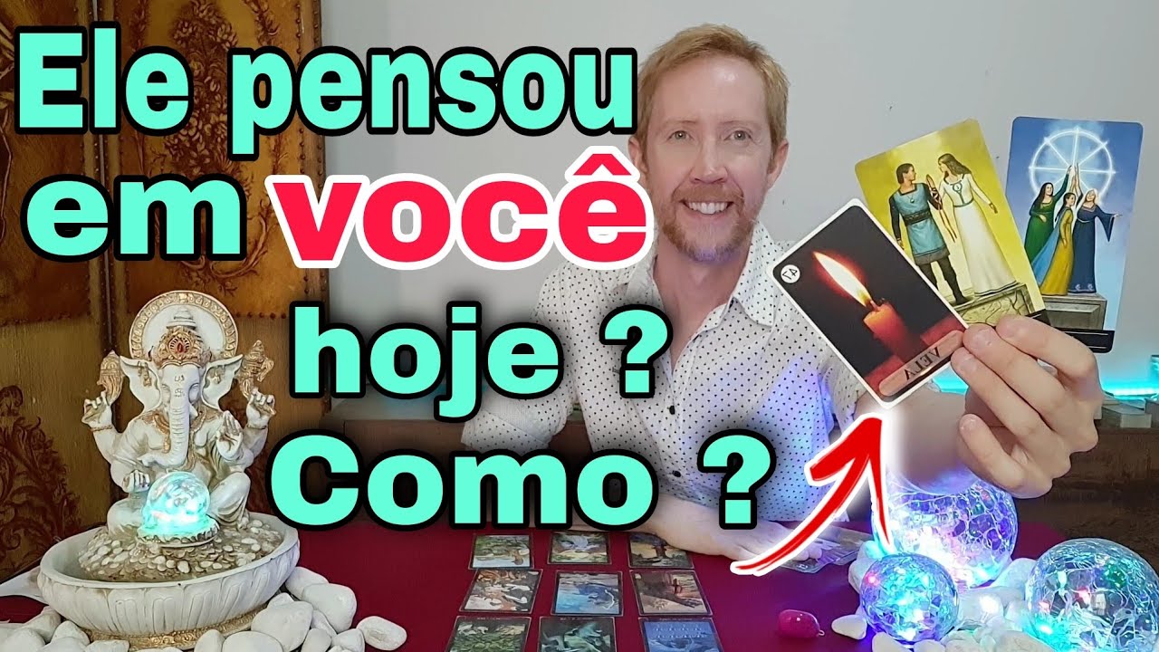 Ele pensou em mim hoje ? O que pensou ? Ele pensa em mim tarot  ? De que forma ?#tarot