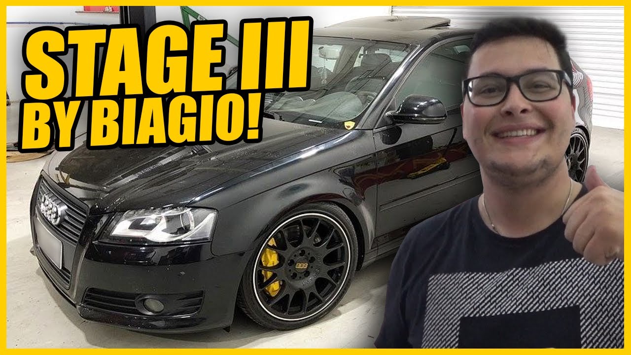 AUDI A3 SPORT STAGE 2 Do Gordo Fazendo Upgrade para STAGE 3😱 UP DE TURBINA Biagio 400!