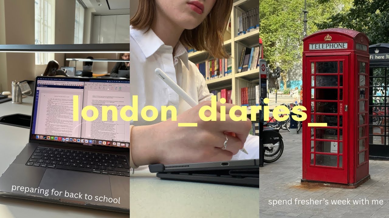 back to uni in london 🍁 freshers week, work & cozy student life at king’s college