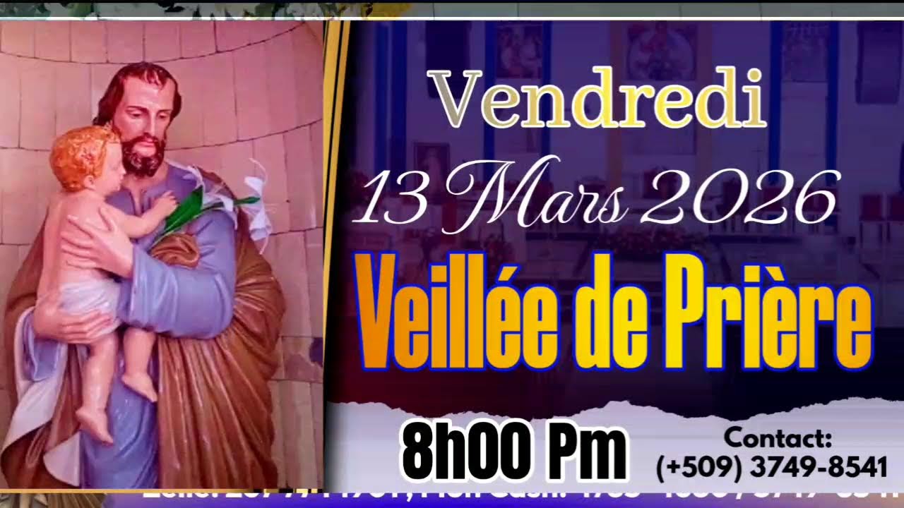 4e Jour de la Neuvaine à Saint Joseph, 13 Mars 2026,Paroisse St Joseph (P-Au-P)