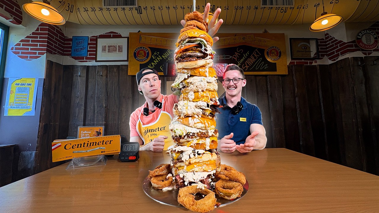Alle fallen bei Österreich‘s höchstem BURGER! MOUNT BURGERREST CHALLENGE