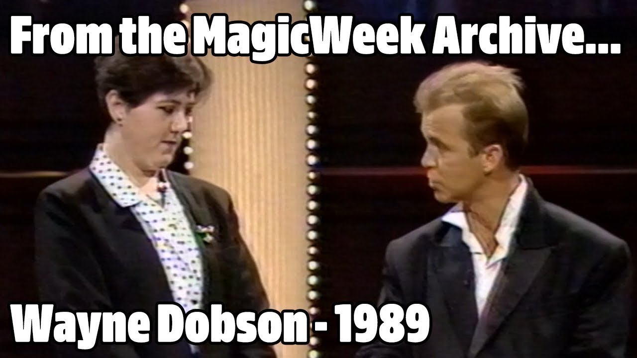 Wayne Dobson - Magician - Find the Lady - The Joe Longthorne Show - 1989