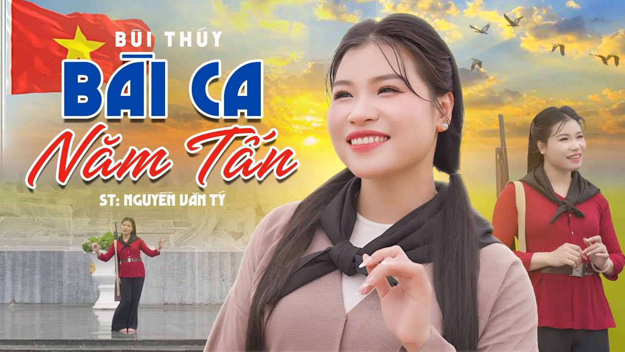 BÀI CA NĂM TẤN - Bùi Thúy | Năm tấn thóc để góp phần đánh Mỹ, St Nguyễn Văn Tý | Official MV 4K