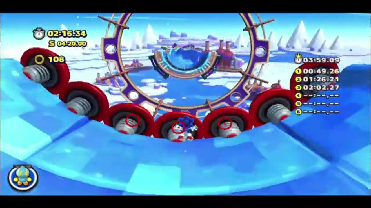Sonic Lost World: Frozen Factory Zone Act 4 - Contrarreloj | Gameplays de relleno