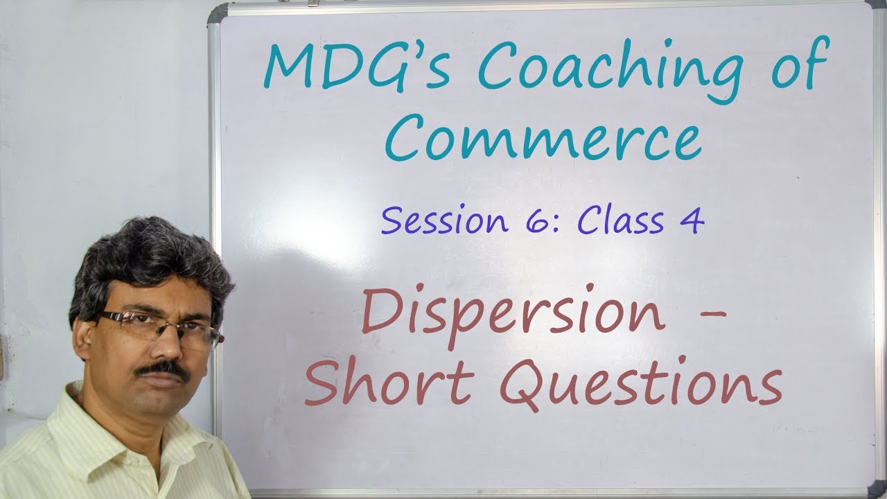 S06C04: Statistics | Dispersion - Short Questions