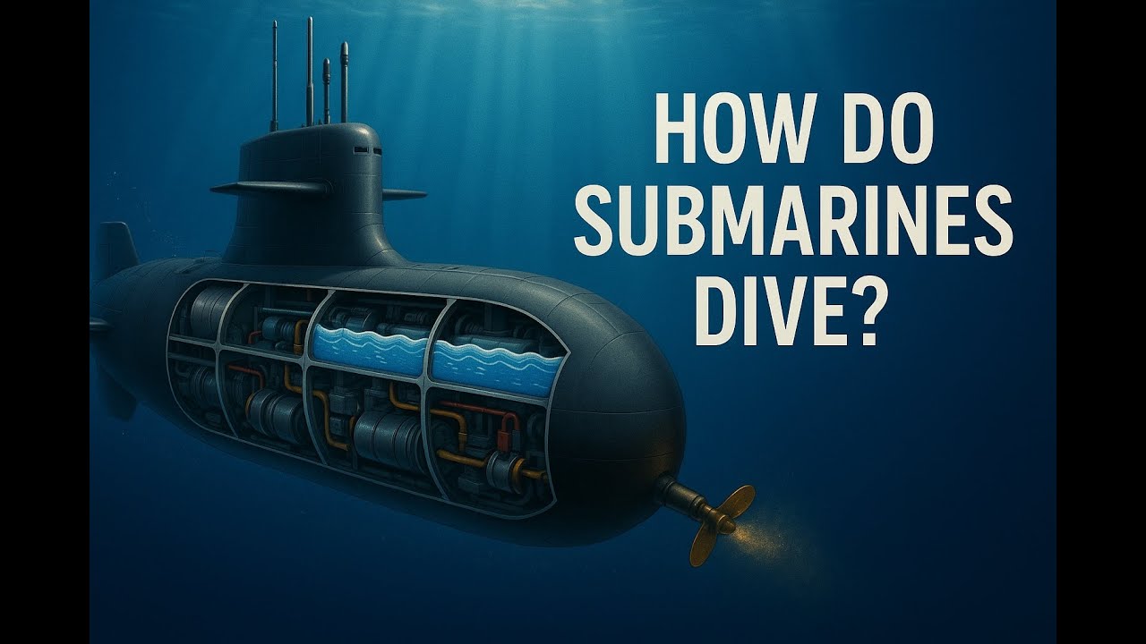How Submarines Dive and Surface: Amazing Underwater Engineering #submarine #engineering #science