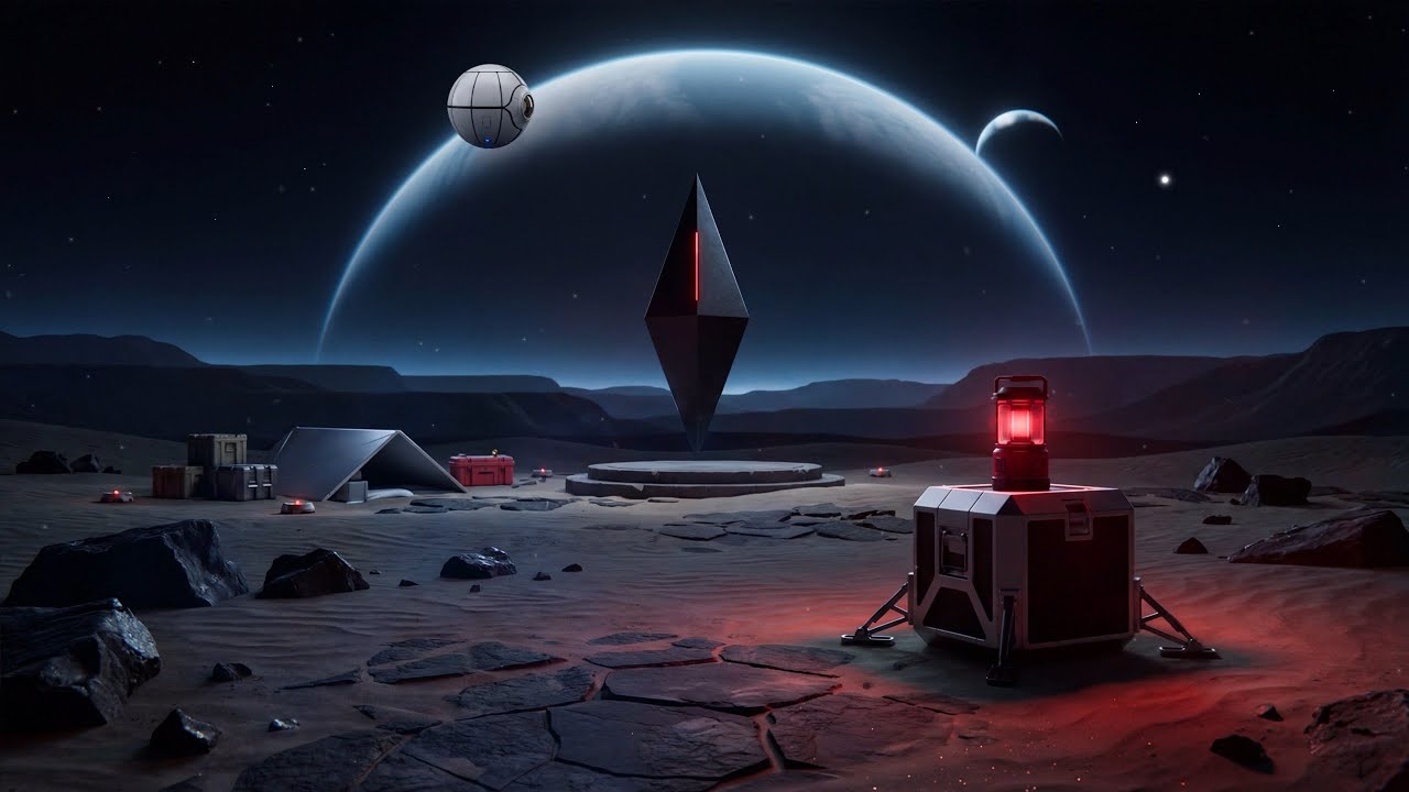 Late Night Monolith Survey Camp | Sci-Fi Ambient Music for Focus (1 Hour)