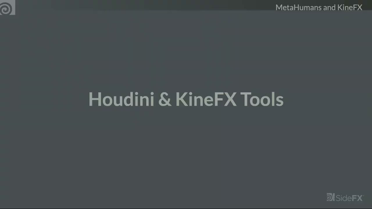 Metahumans and KineFX | Michael Goldfarb | Houdini HIVE Education + Studio Edition