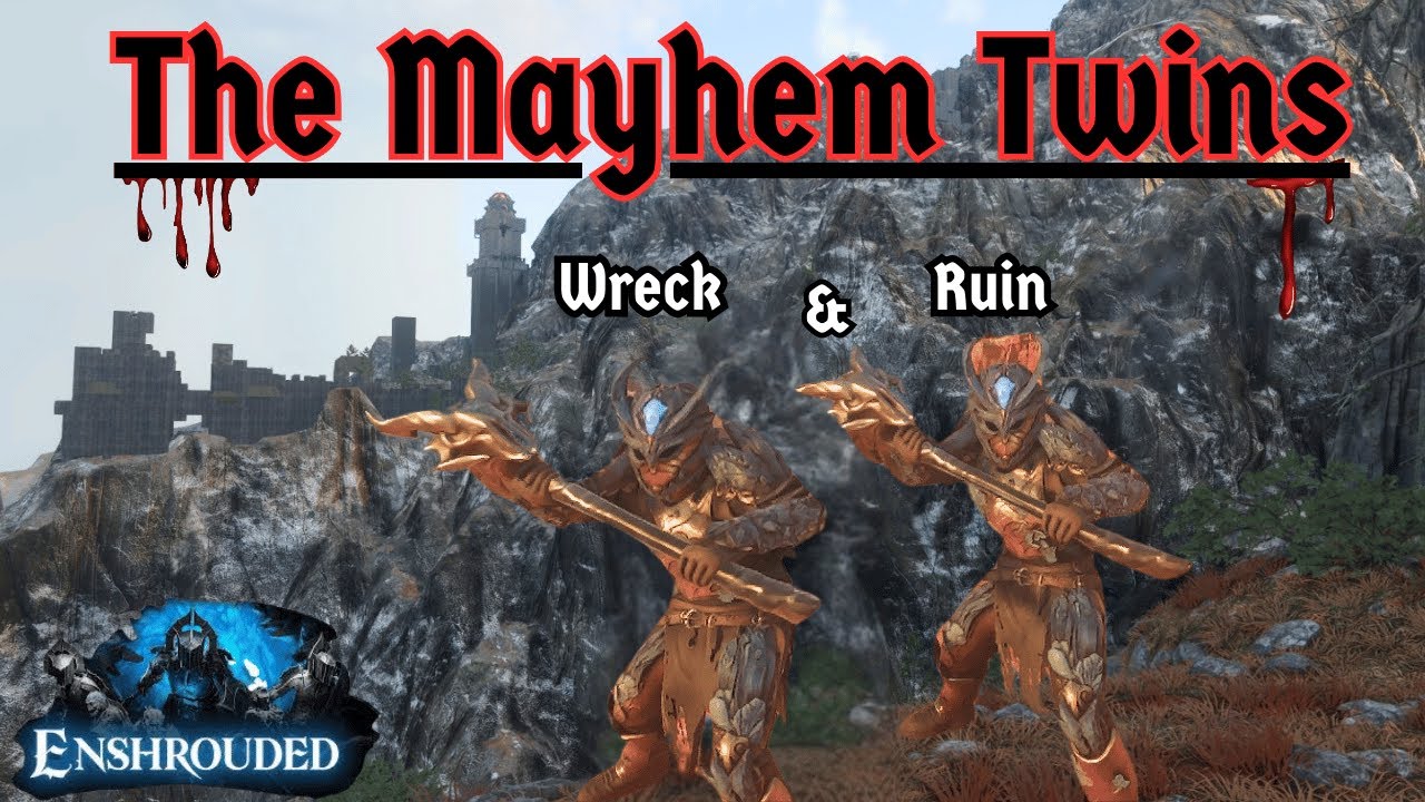 Enshrouded Gameplay - The Mayhem Twins have made it to the Albaneve Summit