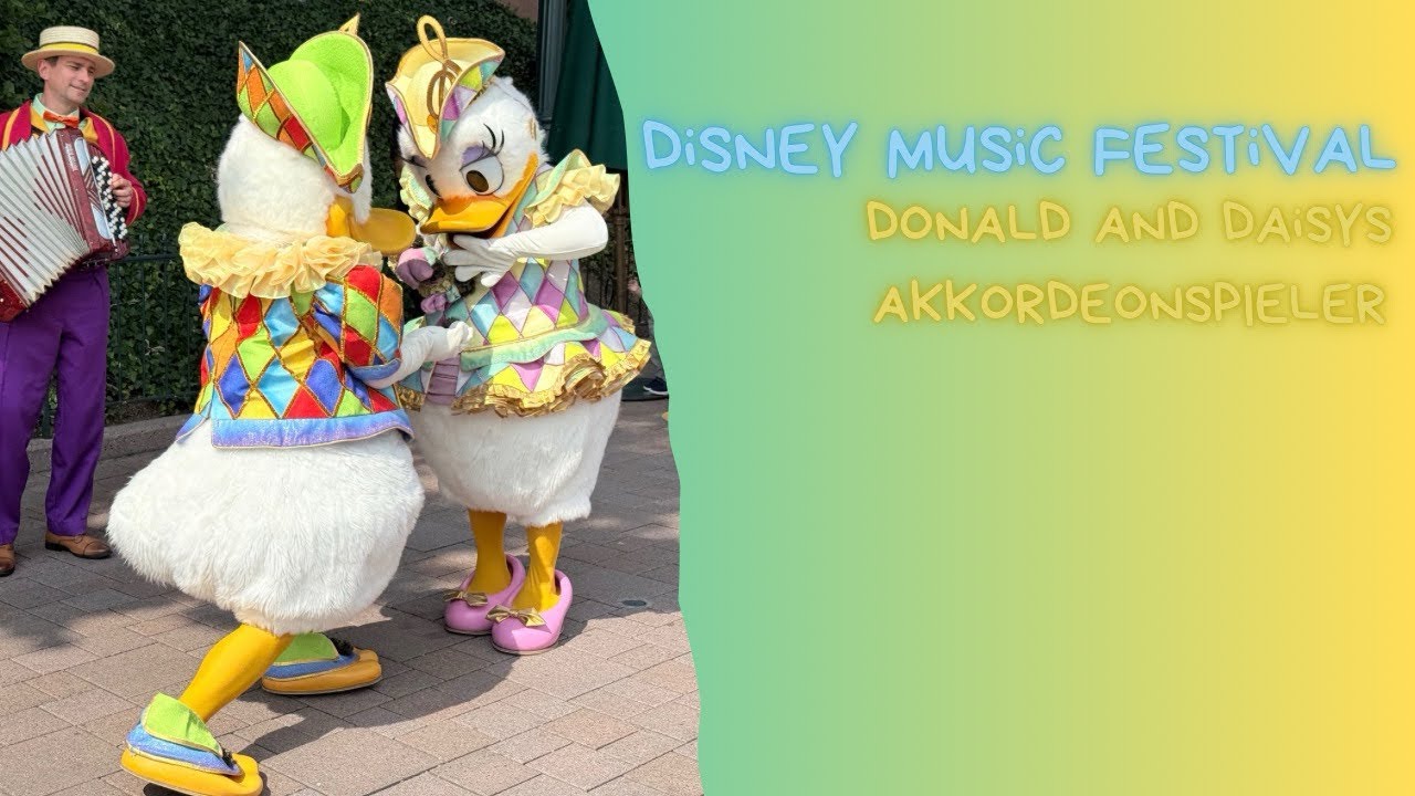 Donald und Daisys Akkordeonspieler - Disney Music Festival