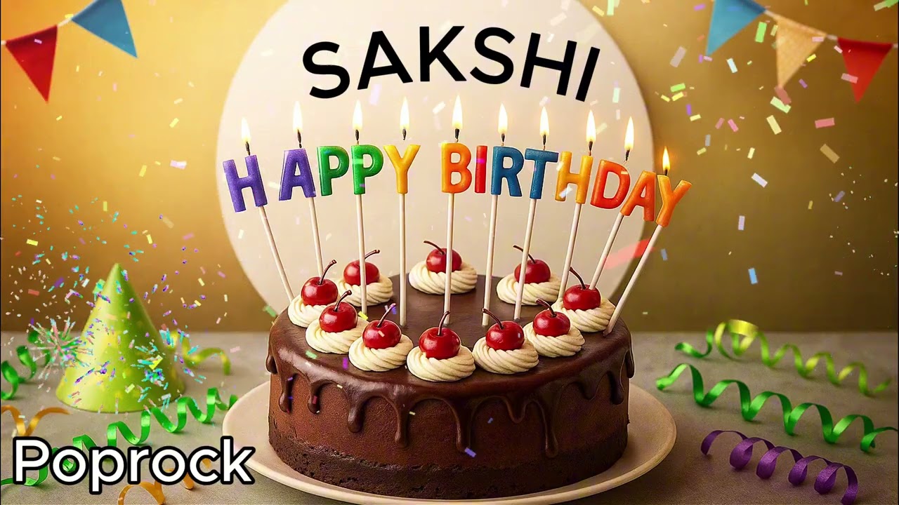 Happy Birthday SAKSHI.  Poprock Version